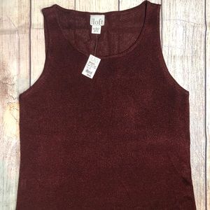 Loft Sweater Tank Sz L